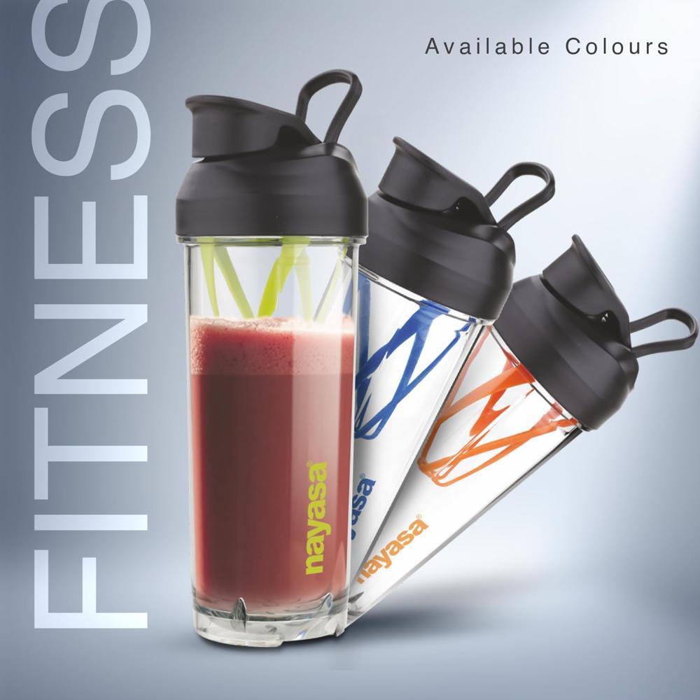 Nayasa Sprint Gym Plastic Shaker Bottle 850 ML