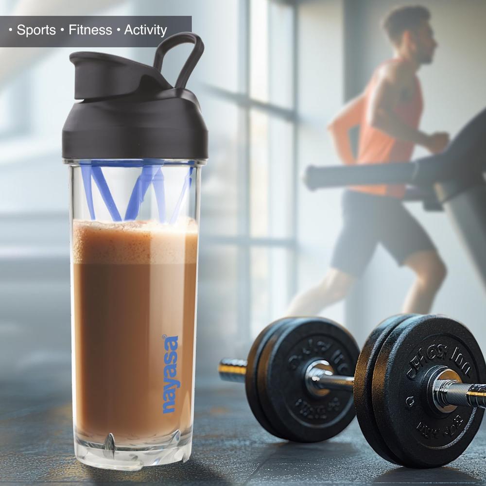 Nayasa Sprint Gym Plastic Shaker Bottle 850 ML