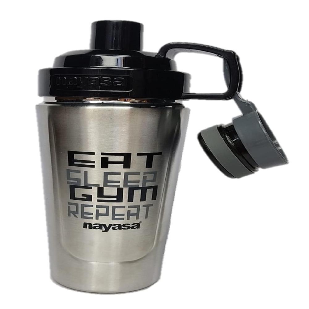Nayasa Steel Gym Shaker 900 Ml