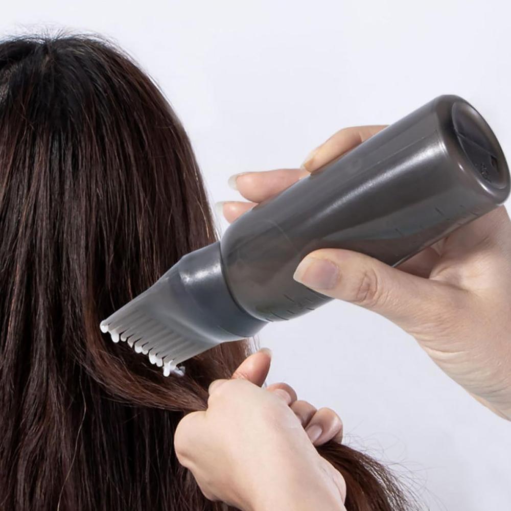 Comb Applicator Bottle, Hair Oil Applicator Bottle For Hair Dye Bottle Applicator Brush With Graduated Scale, Professional Brush Applicator Comb Hairdressing Coloring Styling Tool (1 Pc), Hair Accessories - Age Group: As Per Product Requirement