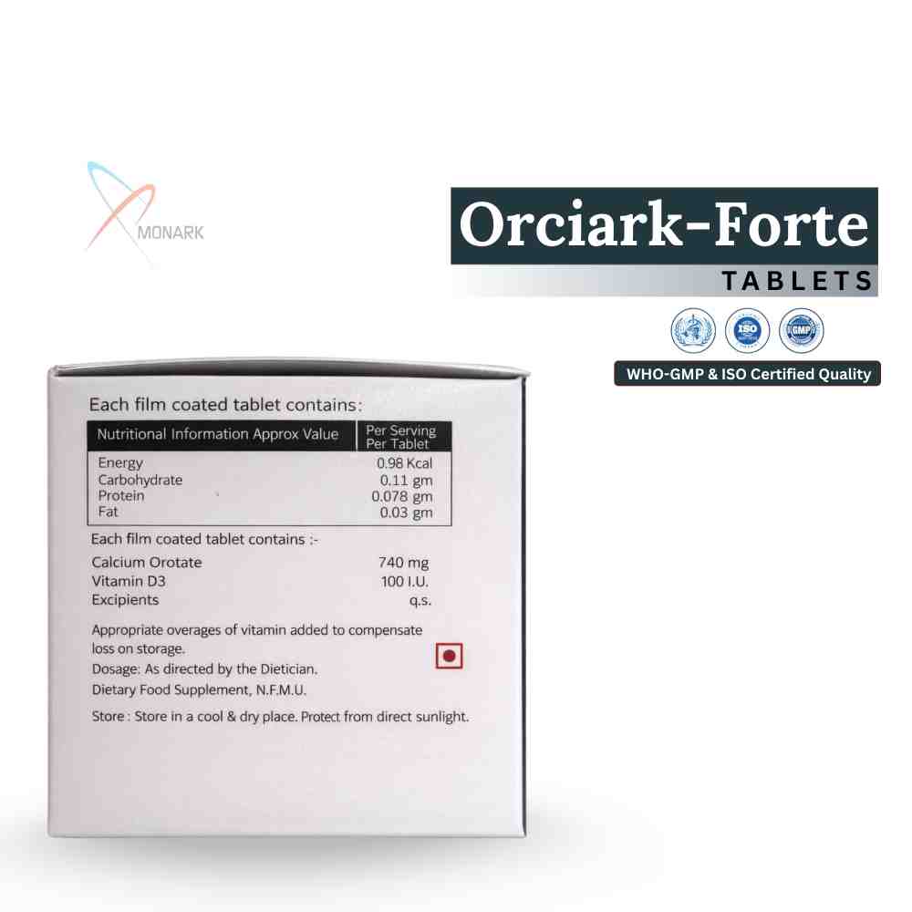 Calcium Orotate And Vitamin D3 Tablets