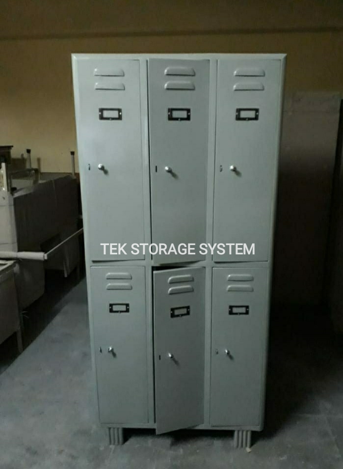 Industrial Worker Locker - Mild Steel, 18 Compartments, Cream Color | Exceptional Durability & Rust Resistance For Secure Storage