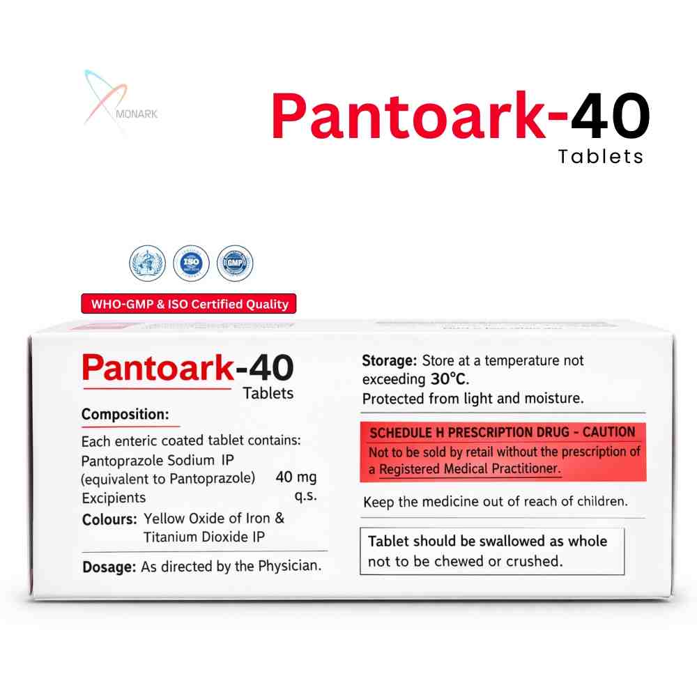 Pantoprazole Gastro-resistant Tablets I.p. - Brand Name: Pantoark-40