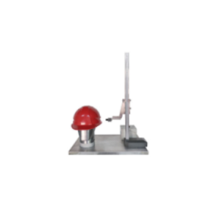 Helmet Wearing Height Testing Machine EN 397 Standard - Stainless Steel, Aluminum, 400x400x550 mm, Manual Operation, Graduated Scale