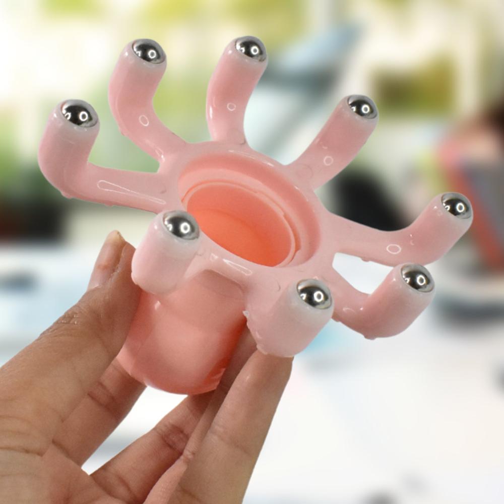 Scalp Relax Octopus Massager Long Ergonomic Head Massager for Adults