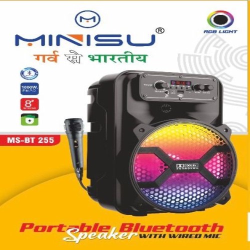 MINISU MS-BT 255 PORTABLE BLUETOOTH SPEAKER