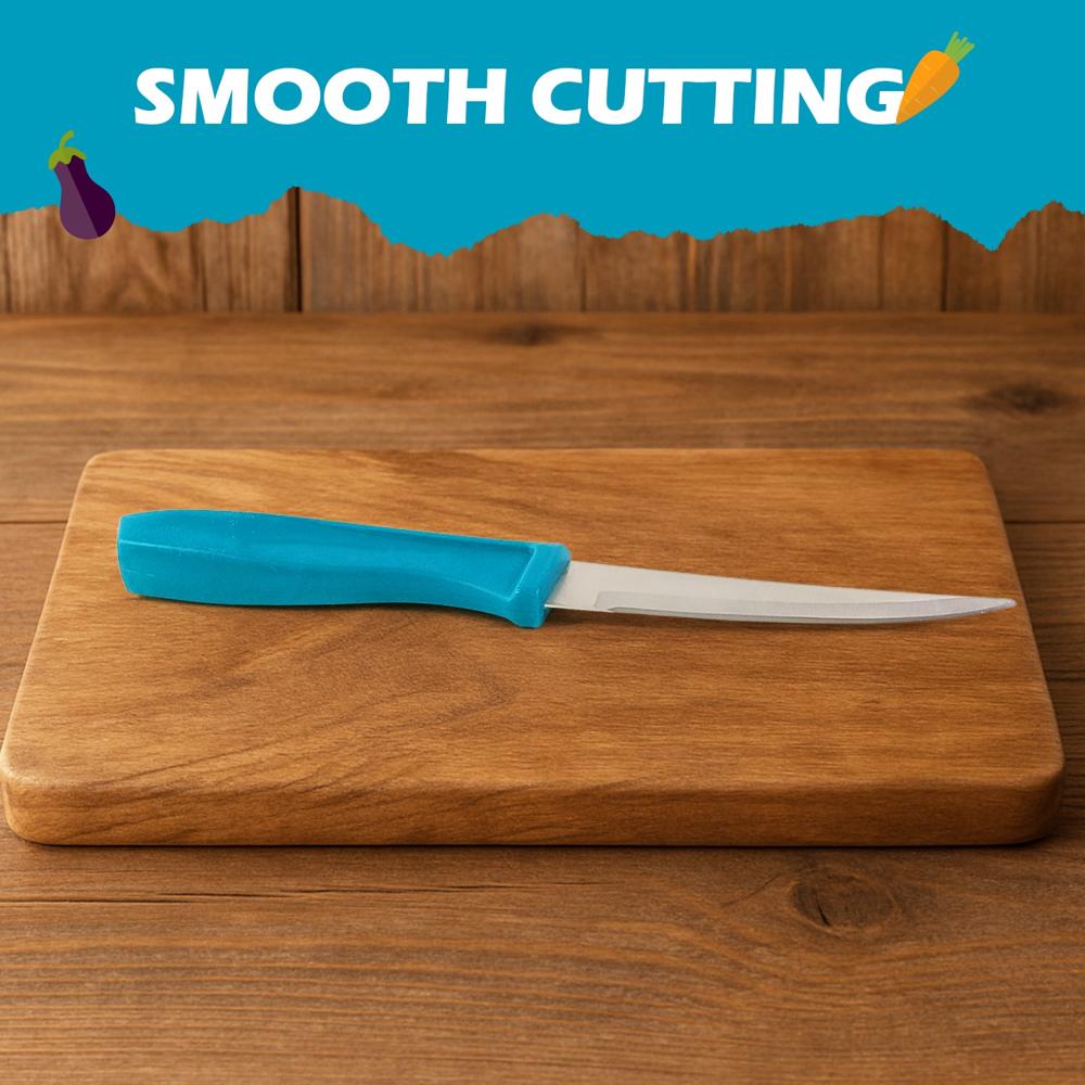 Supermom High-Quality Stainless Steel Vegetable Knife, Chhari (1 Pc)