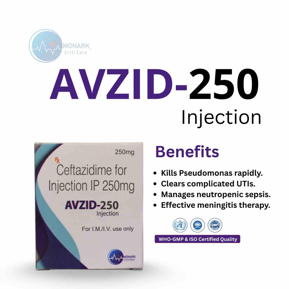 Third Party Manufacturing for Ceftazidime 250mg Injection