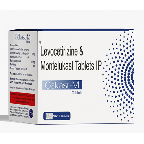 Levocetirizine And Montelukast Tablets IP