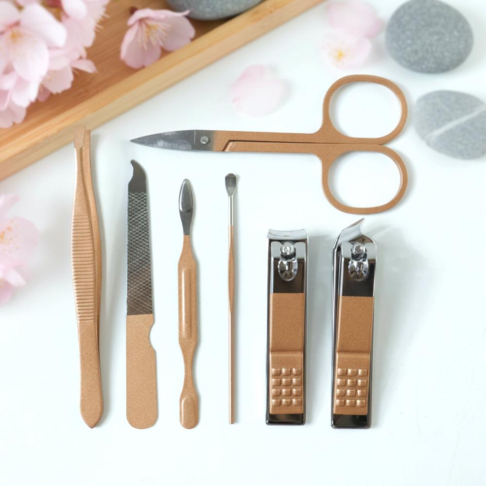 7 in 1 Premium Manicure Pedicure Grooming Kit (Mix Design)