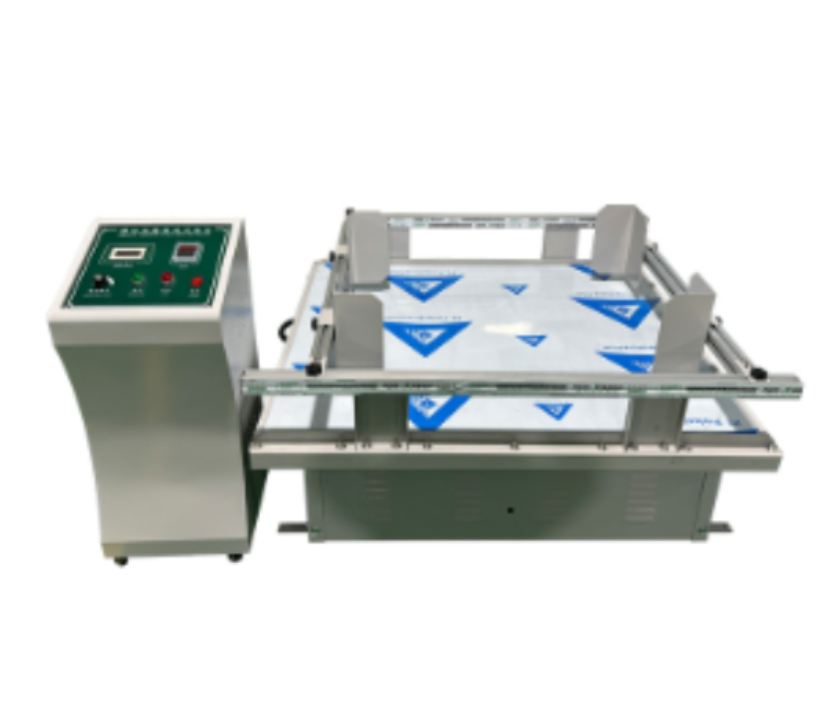 Simulated Transport Vibration Test Machine ASTM D999 Standard - Stainless Steel, 1200x1000mm, 10-60Hz Adjustable, Digital LCD Touch Interface