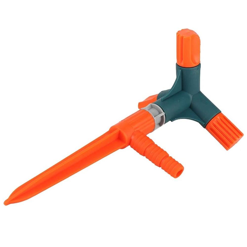 360 Rotating Garden Sprinkler Adjustable 4-Arm Lawn Water Sprayer