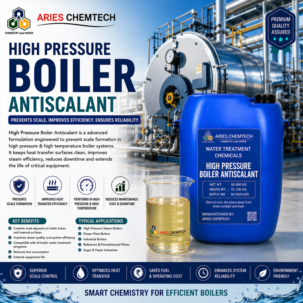 High Pressure Boiler Antiscalant - Application: Industrial