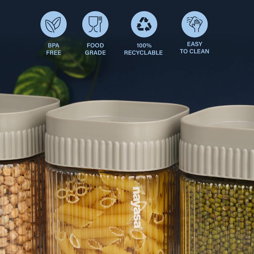 Storage Jar and Container 3pc Set-950ml