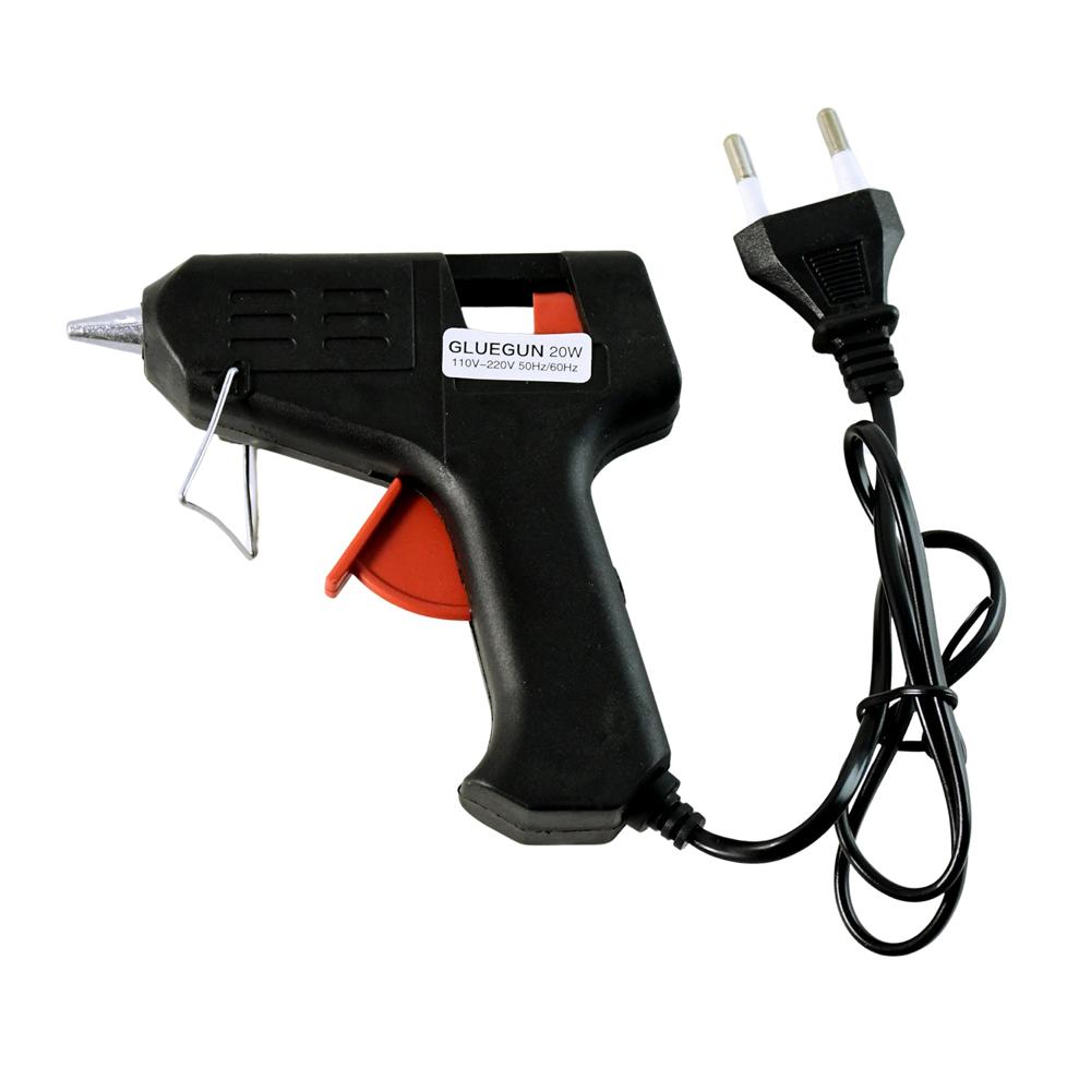 20W Hot Melt Glue Gun Fast-Heating Craft & Repair Adhesive Applicator (1 Pc)