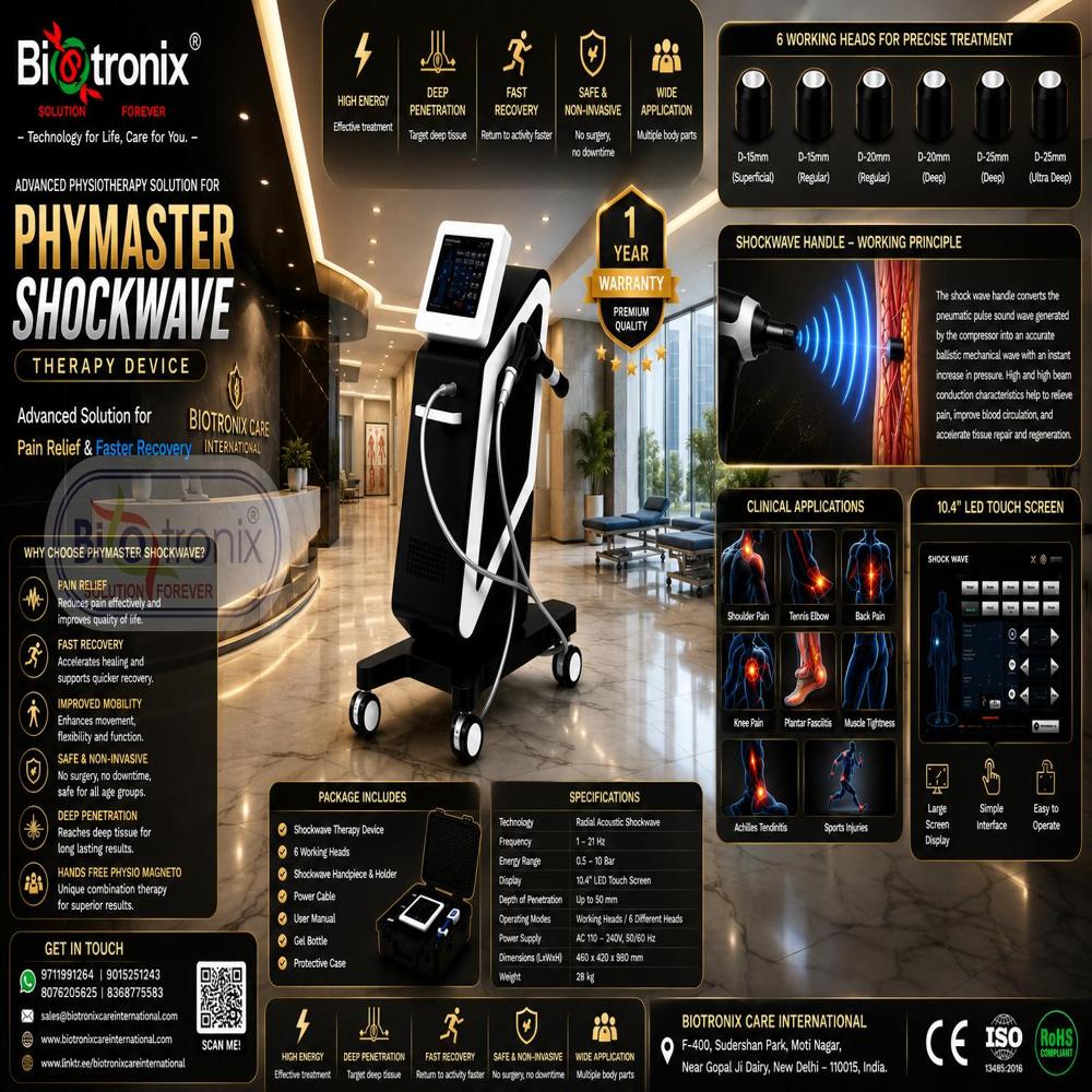 AIRSHOCK PRO Multi Head Shockwave Therapy System
