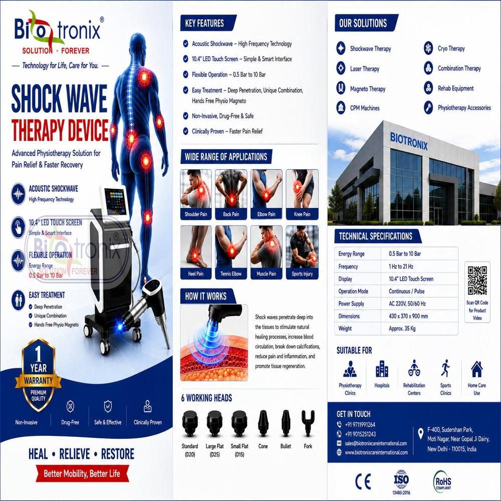 AIRSHOCK PRO Multi Head Shockwave Therapy System