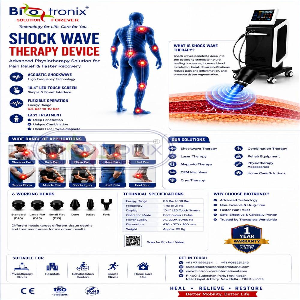 AIRSHOCK PRO Multi Head Shockwave Therapy System