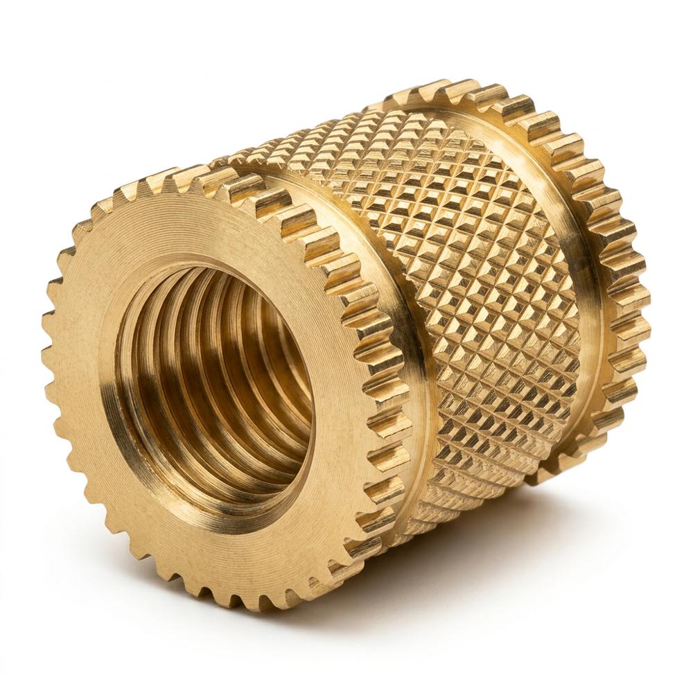 Brass Inserts For Plastic Injection Molding - Color: Yellow Golden