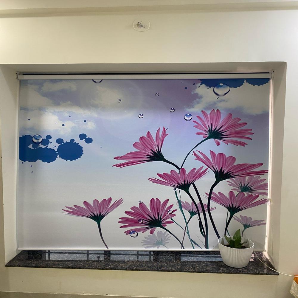 PVC Horizontal Printed Roller Blinds
