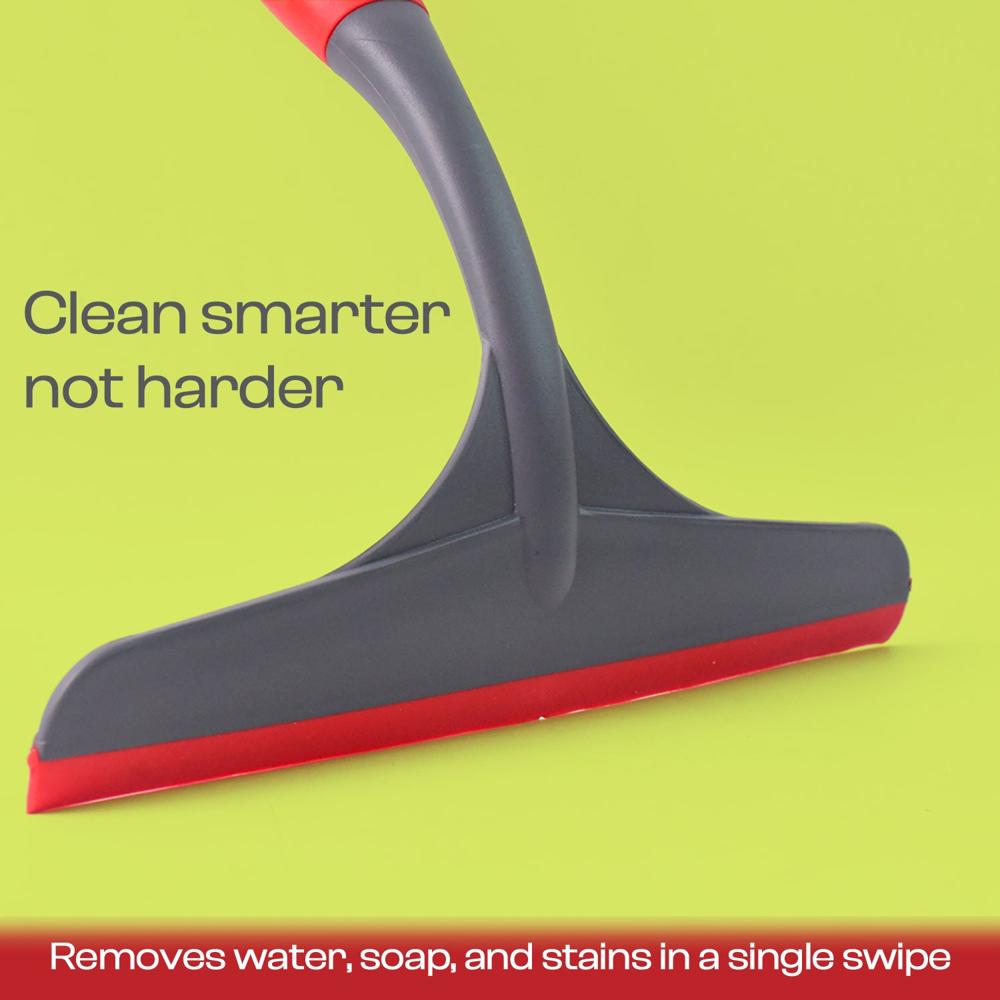 Kitchen Platform and Glass Wiper No-Dust Broom, Long Handle, Easy Floor Cleaning