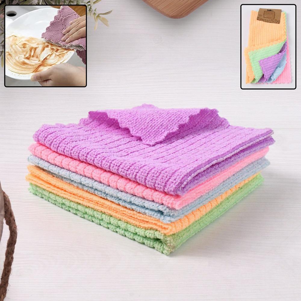 Pack Of 5 Microfiber Cleaning Pochha Super Absorbent Microfiber Cleaning Cloth - Application: As Per Product Requirement