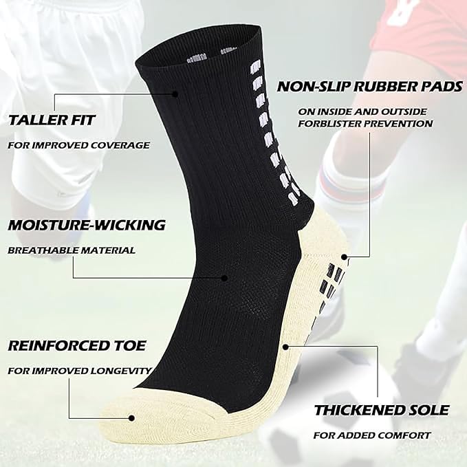 Athletic Grip Socks for Men & Women