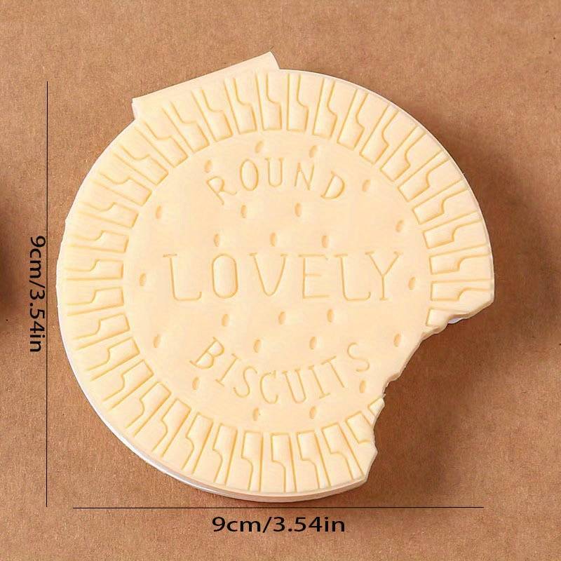 Round Biscuit-Scented Notebook Fun Writing Copybook (1 Pc)