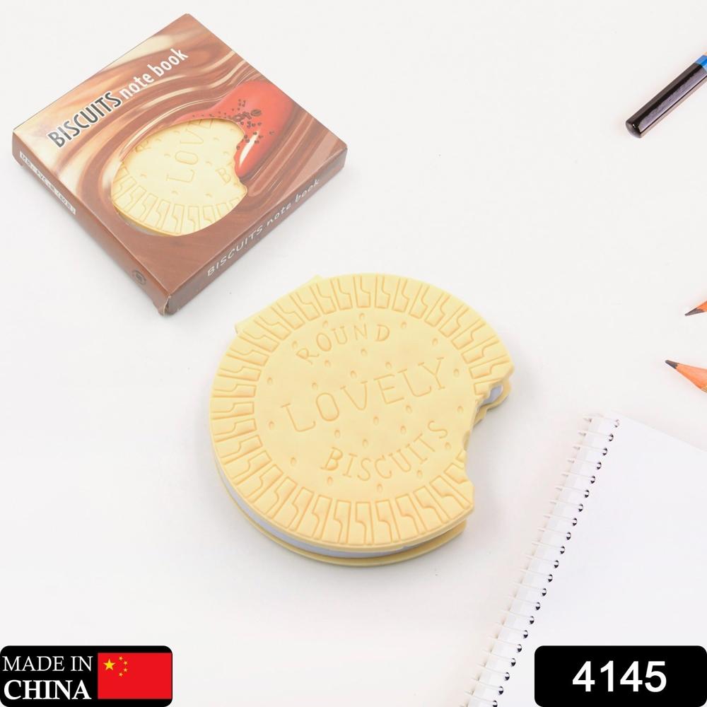 Round Biscuit-Scented Notebook Fun Writing Copybook (1 Pc)