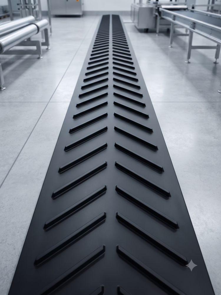 V Type Chevron Belts - Features: High Slip Resistance