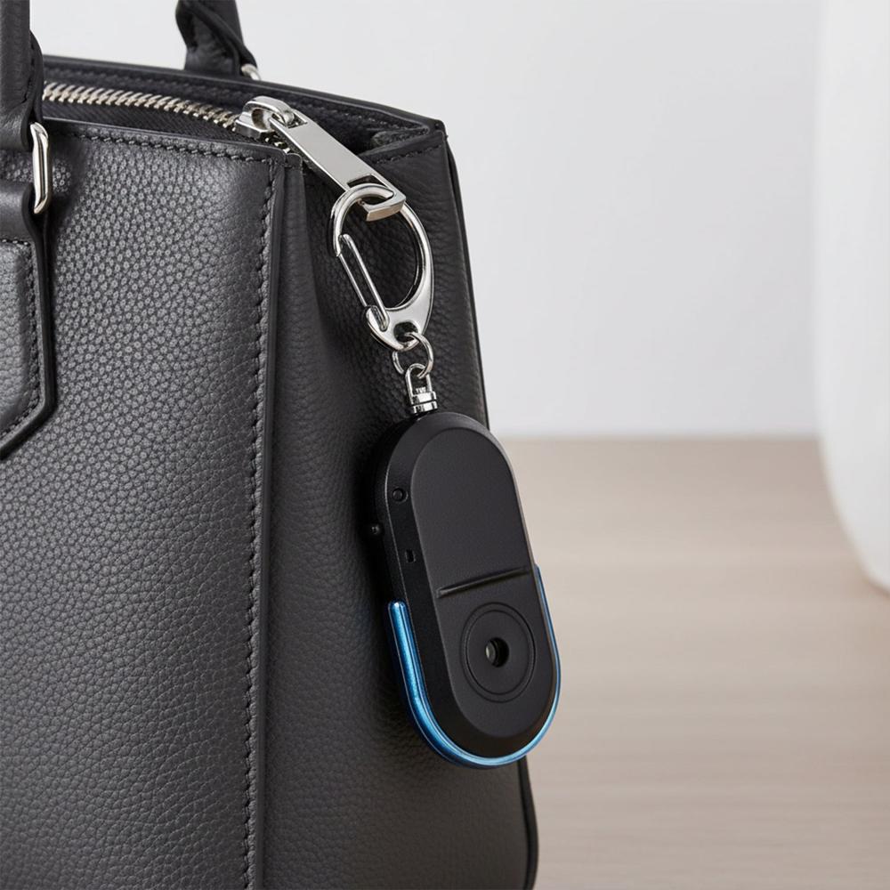 Personal Safety Alarm Keychain Loud Emergency Siren with LED Light
