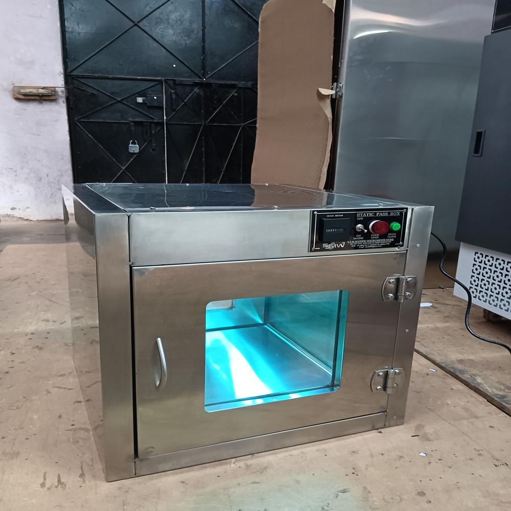 Static Pass Box - Application: Safe Material Transfer For Cleanroom Environments
