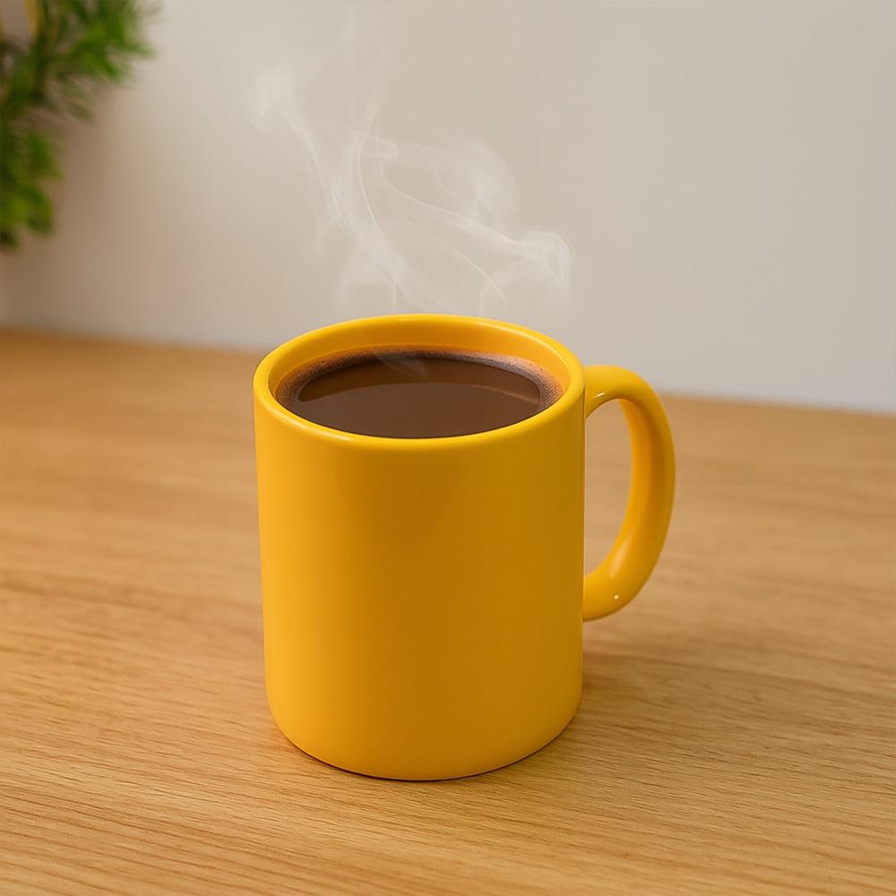 Elegant Plastic Mug with Matching Spoon