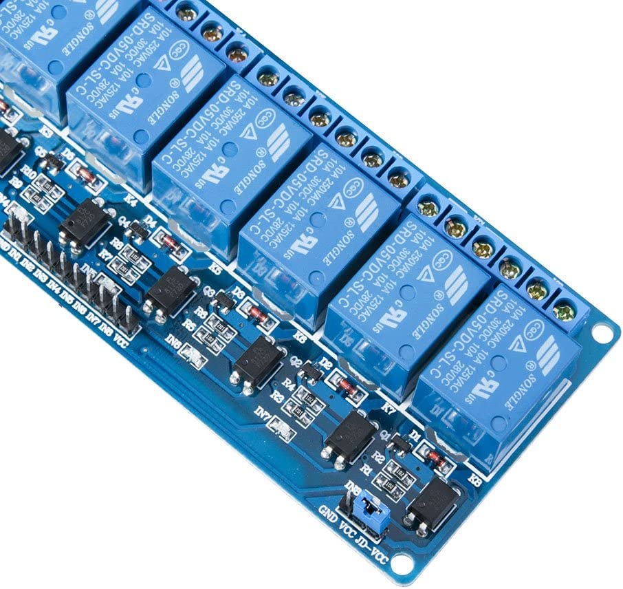 8 Channel 5v Relay Module With Optocoupler Isolation Board - Application: Electrical Load Switching