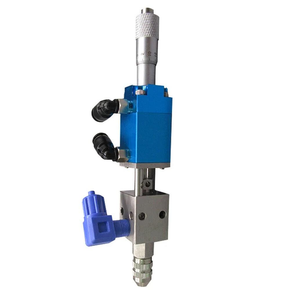 Precision Thimble Dispensing Valve - Color: Blue