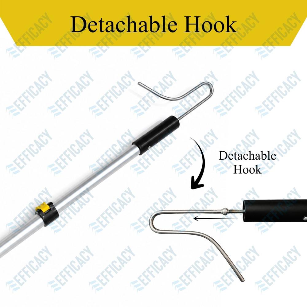 Extendable and Detachable Snake Rescue Hook