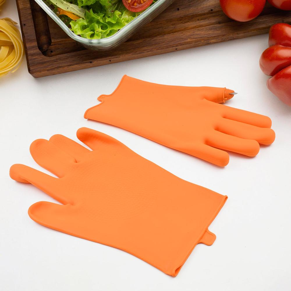 Gloves Silicone Thumb Knife Finger Protector Gears Cutting Vegetable Harvesting Knife - Application: As Per Product Requirement
