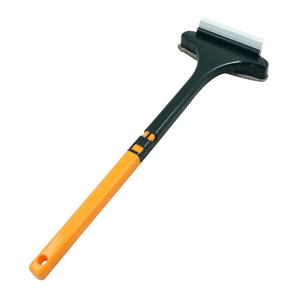2-in-1 Mesh Cleaning Brush & Wiper with Extended Handle Window Cleaner (1 Pc)