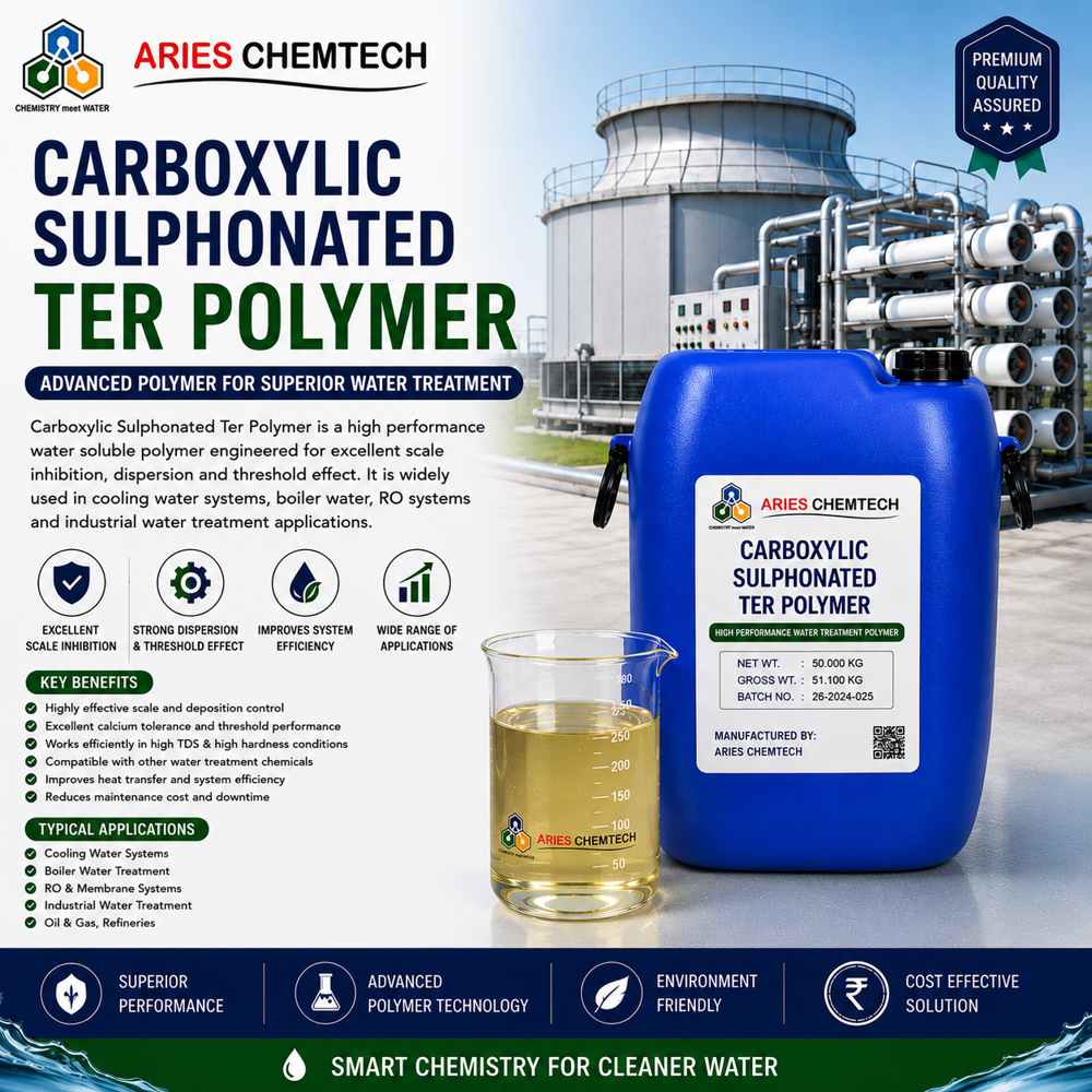 Carboxylic Suphonated Ter Polymer For Water Treatment