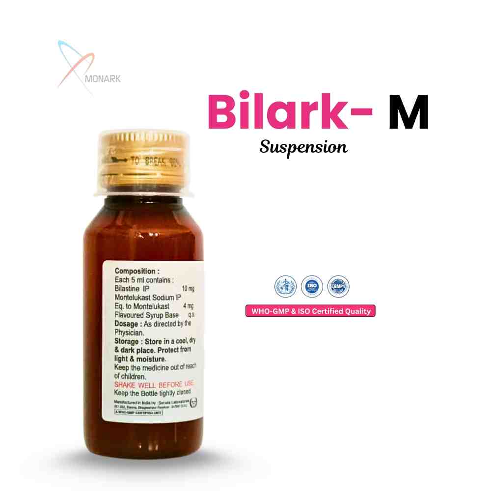 Bilastine And Montelukast Suspension - Brand Name: Bilark -M