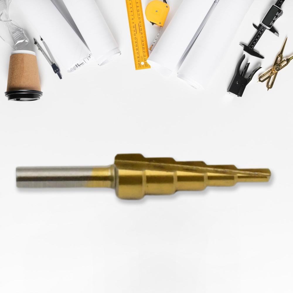 Step Drill Bit For Metal, High-Speed Steel Step Drill Bit (1 Pc / 4-12 Mm) - Color: Industrial & Scientific