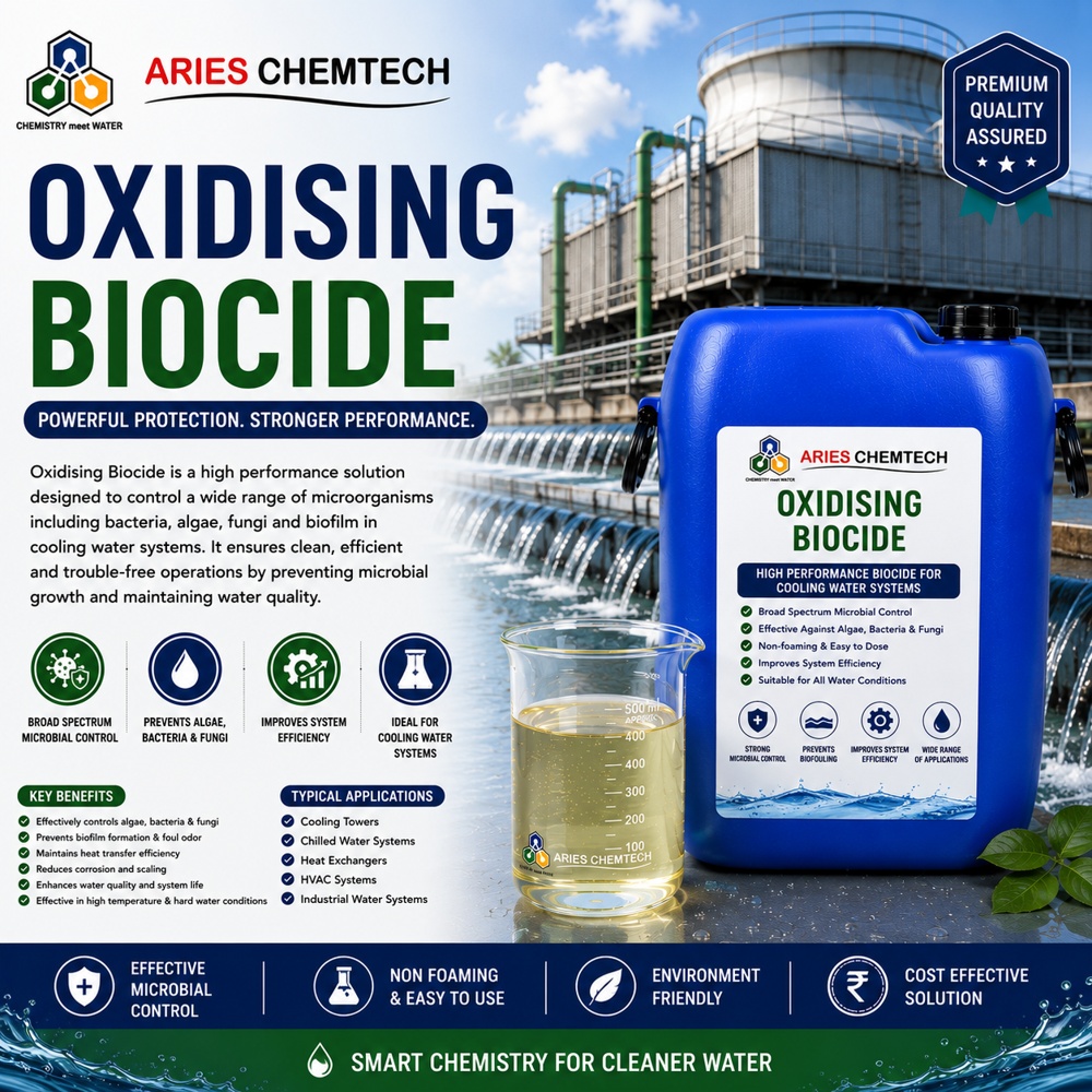 Oxidizing Biocide For Cooling Towers