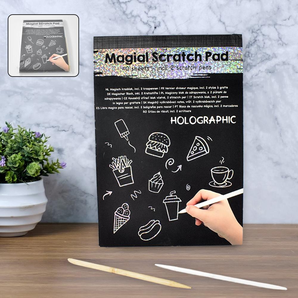 Magical Scratch Art Book For Gifts Girls & Boys (40 Sheet) - Application: As Per Product Requirement