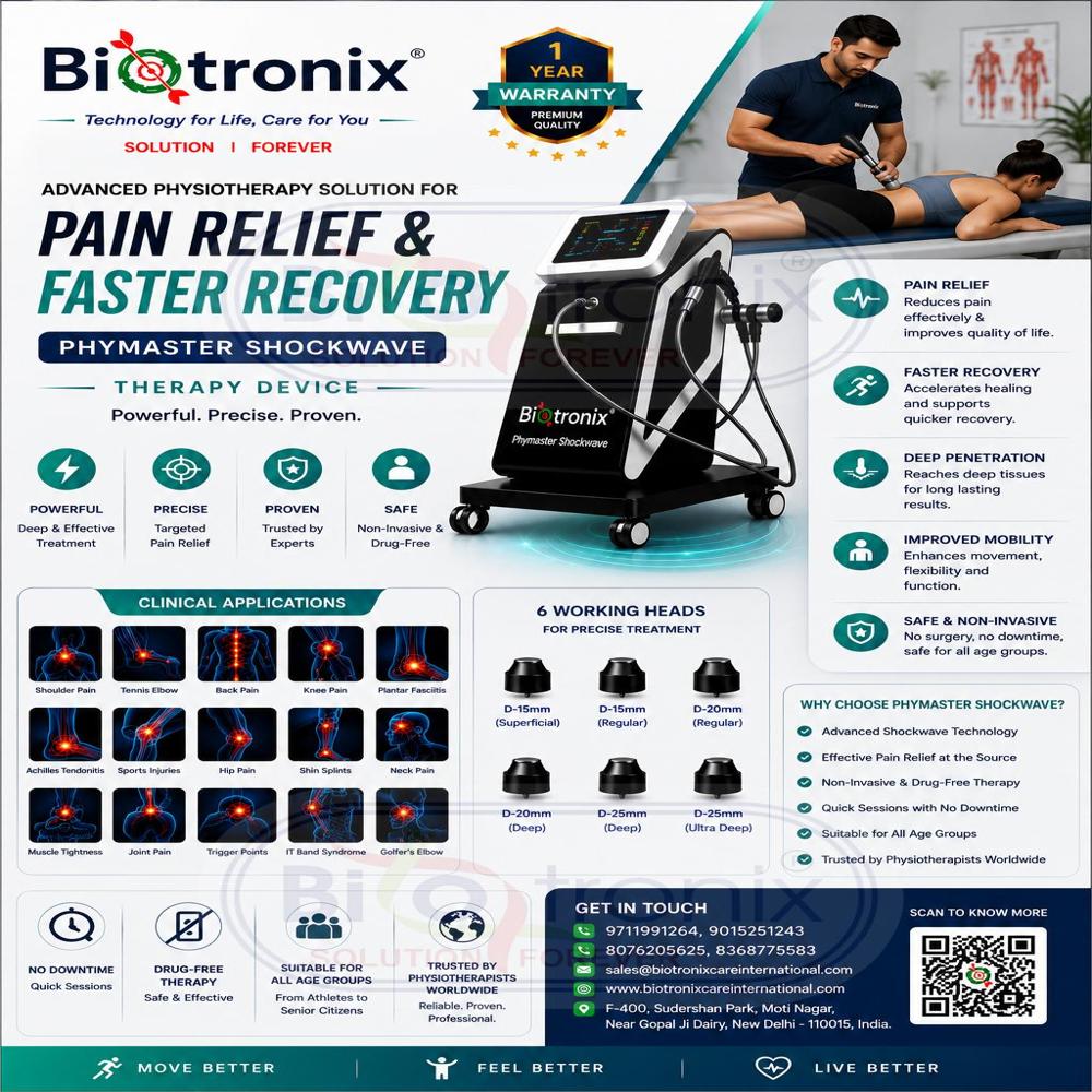 AIRSHOCK PRO Advanced ESWT Machine for Physiotherapy Clinics