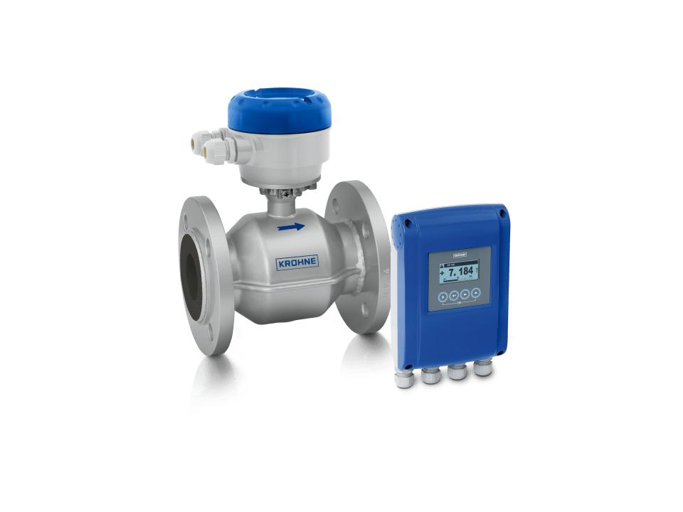 KROHNE MARSHALL OPTIFLUX 2100 Electromagnetic Flow Meter (with IFC100 Converter)