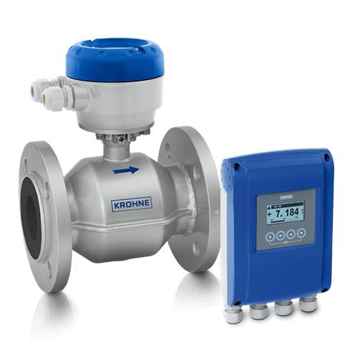 KROHNE MARSHALL OPTIFLUX 2100 Electromagnetic Flow Meter (with IFC100 Converter)