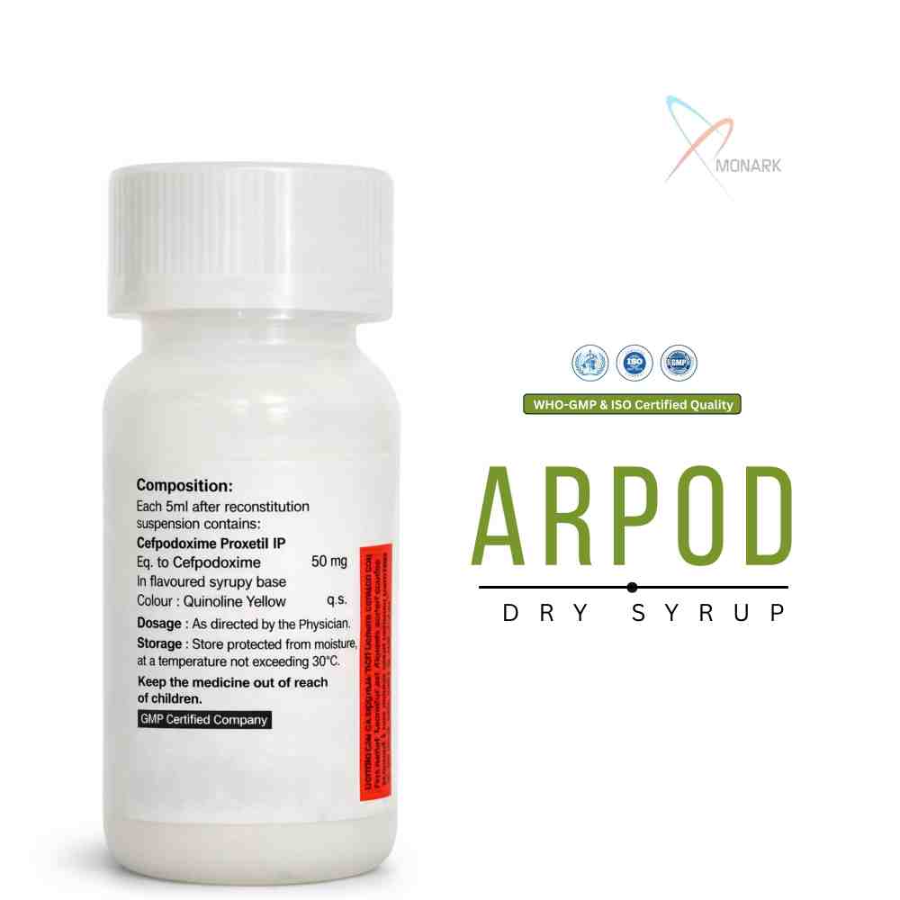 Cefpodoxime Proxetil Oral Suspension Ip - Brand Name: Arpod