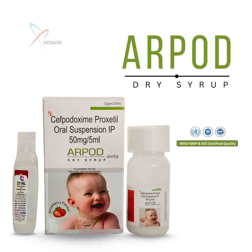 Cefpodoxime Proxetil Oral Suspension Ip - Brand Name: Arpod