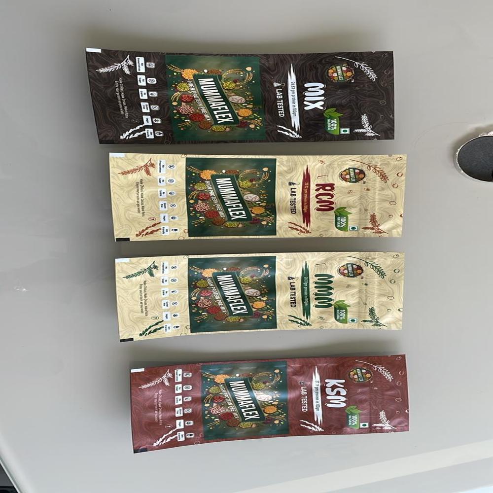 Plastic Packaging Pouches - Color: Black & White