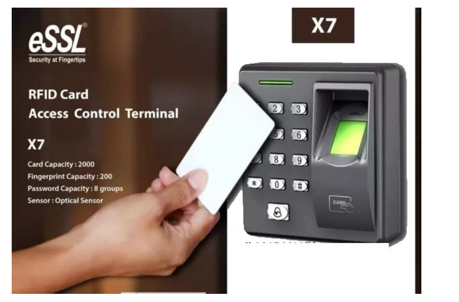 X7 Essl Biometric - Material: Abs
